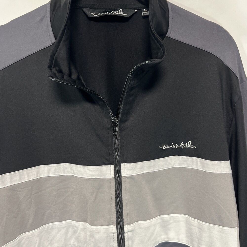 Travis Matthew Full Zip Stretch Golf Preppy Jacket Large